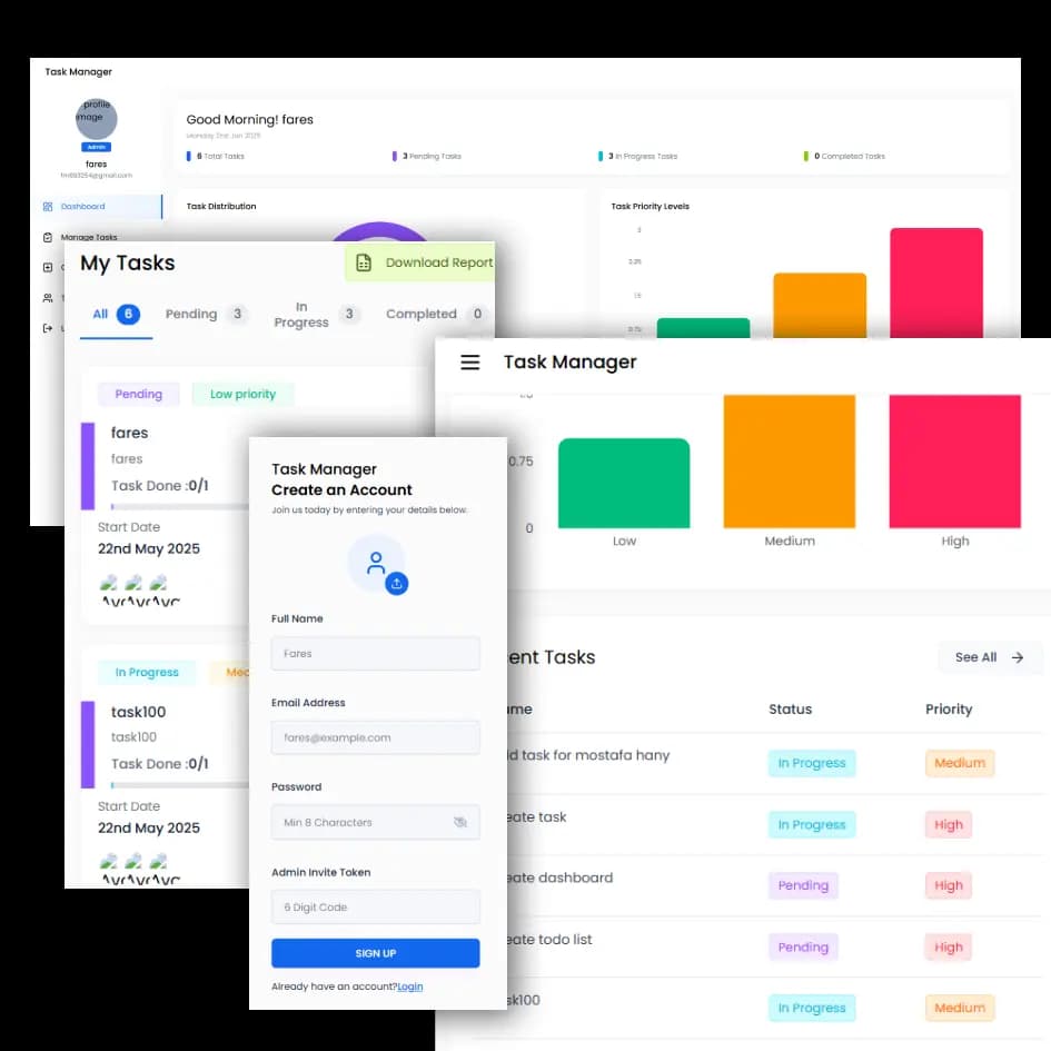 Task Manager website